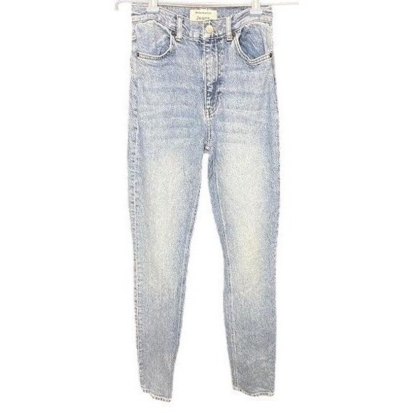 Reformation Denim - Reformation Jeans Palermo High Rise Skinny Light Wash Denim Size 24